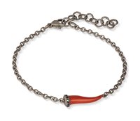 Armband Mano-J. in Titan Diamante CHBRT5BBKSM/ROSSO - CHBRT5BBKSM/ROSSO